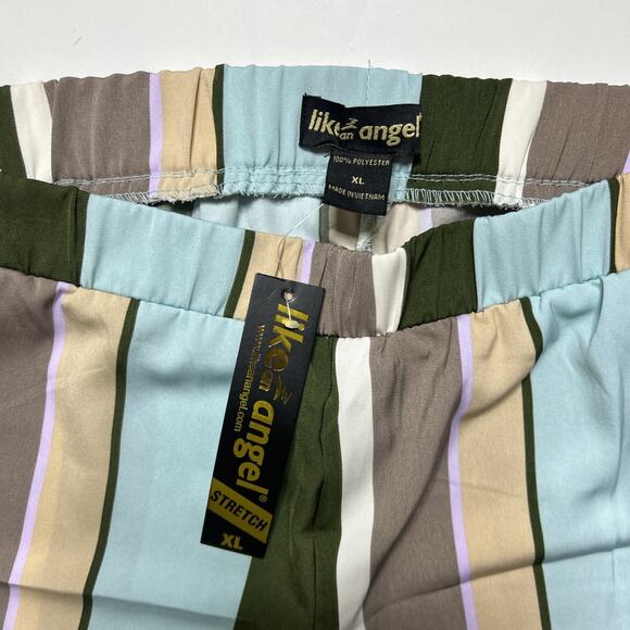 Like An Angel Pants Wide Leg Flowy Multicolor Women Size XL - Picture 6 of 14